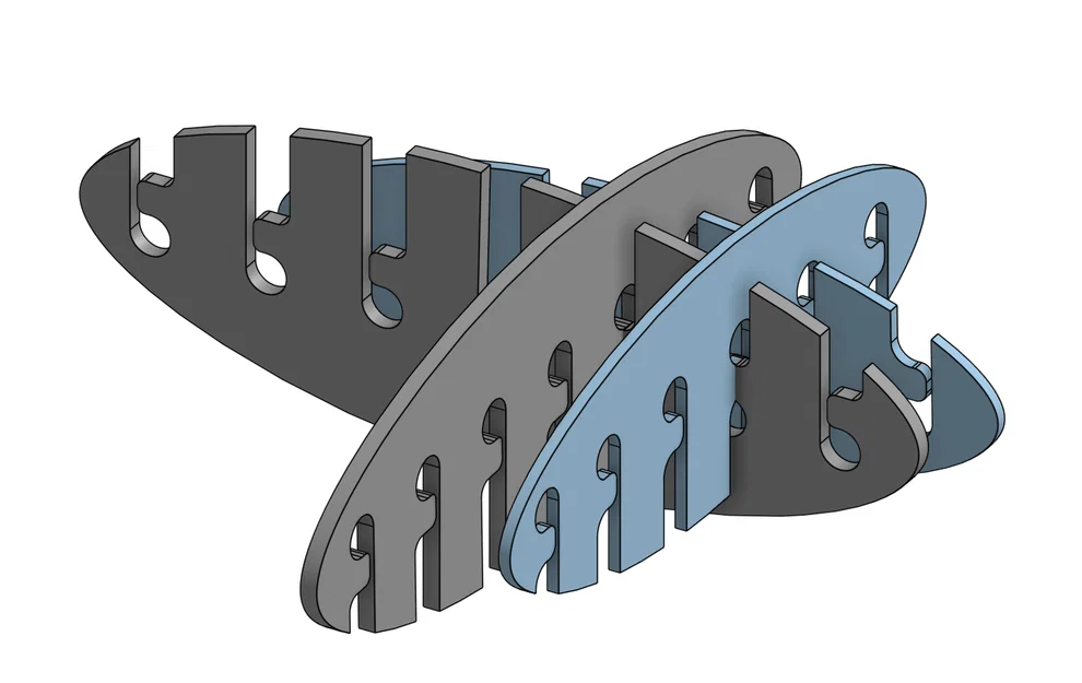 Morf Worm - Waffle Fidget (đồ chơi lắp ráp sau khi in) - Image 3