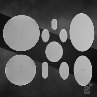 BASES - Mẫu Base Trống x9 (Blank Template for Bases)