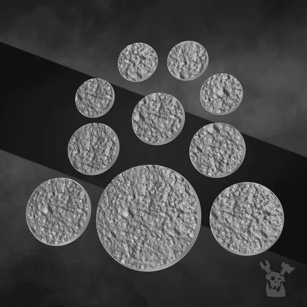 Bộ Chân Đế Trang Trí “War field” (Decorative bases “War field” Set) - Image 1