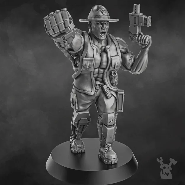 Chỉ Huy Jungle Fighters Commander (28mm) - Image 2