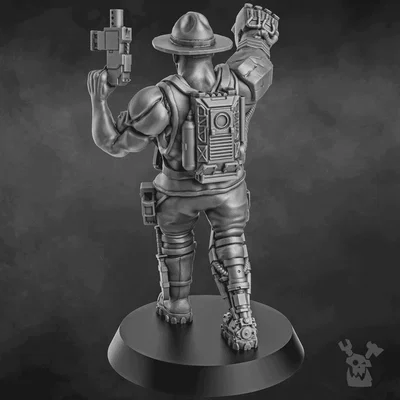 Chỉ Huy Jungle Fighters Commander (28mm)