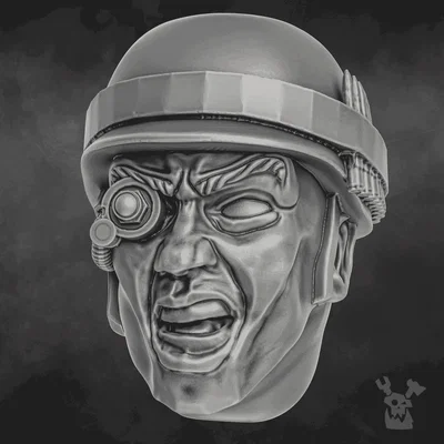 Bộ 5 đầu Jungle Fighters Head Bits “Commandos” (Set x5)