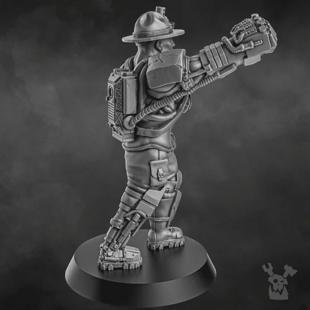 Chỉ Huy Jungle Fighters Commander (28mm) - Image 5