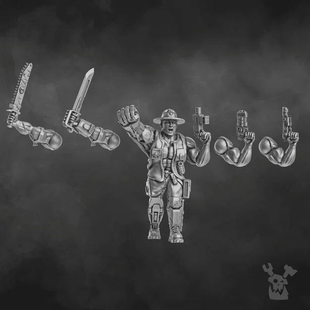 Chỉ Huy Jungle Fighters Commander (28mm) - Image 6