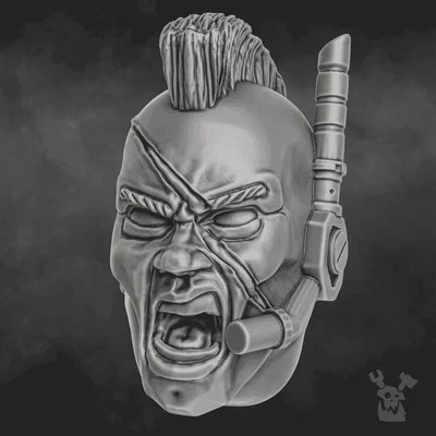 Bộ 5 đầu Jungle Fighters Head Bits “Commandos” (Set x5)