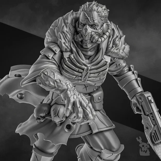 Vultures Horde Commander – Chỉ huy băng Vultures (28mm) - Image 1