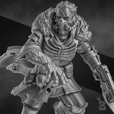 Vultures Horde Commander – Chỉ huy băng Vultures (28mm)