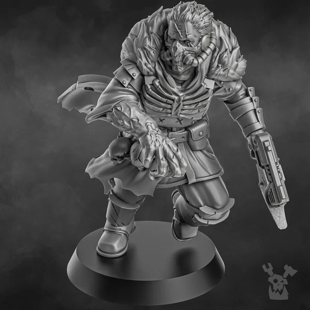 Vultures Horde Commander – Chỉ huy băng Vultures (28mm) - Image 2