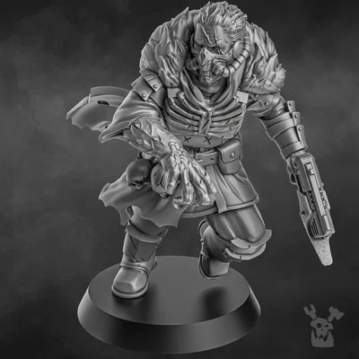 Vultures Horde Commander – Chỉ huy băng Vultures (28mm)