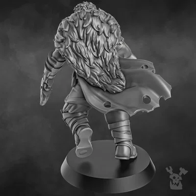 Vultures Horde Commander – Chỉ huy băng Vultures (28mm)