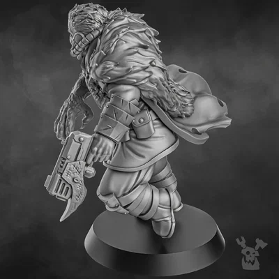 Vultures Horde Commander – Chỉ huy băng Vultures (28mm)