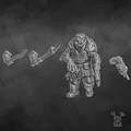 Vultures Horde Commander – Chỉ huy băng Vultures (28mm) - Thumbnail 6