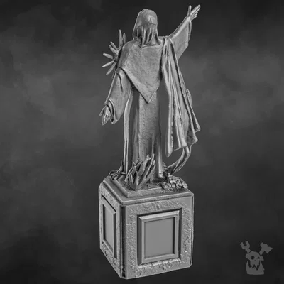 Tượng Gothic (Gothic Statue) – Scale 28mm, Có bản Pre-supported/Unsupported