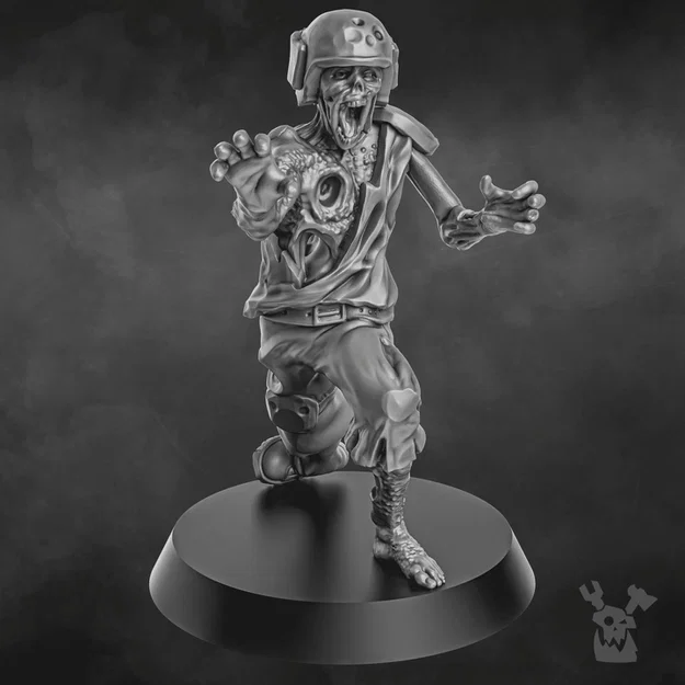 Pandemic Zombie – Zombie dịch bệnh (có/không supports) 28mm - Image 2