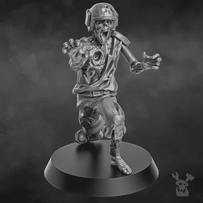 Pandemic Zombie – Zombie dịch bệnh (có/không supports) 28mm