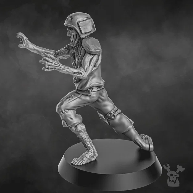 Pandemic Zombie – Zombie dịch bệnh (có/không supports) 28mm - Image 4