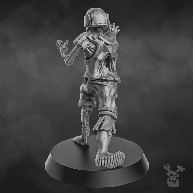Pandemic Zombie – Zombie dịch bệnh (có/không supports) 28mm - Image 5