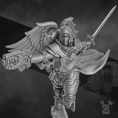 Angel of War – Mô hình 3D (6 phần) cho tabletop 28mm