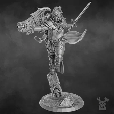 Angel of War – Mô hình 3D (6 phần) cho tabletop 28mm