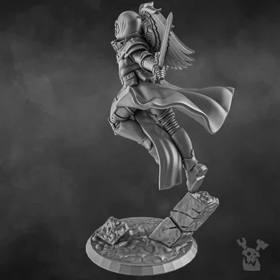 Angel of War – Mô hình 3D (6 phần) cho tabletop 28mm