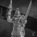 Dawnguard Squad Commander – Chỉ Huy Tiểu Đội (STL 28mm) - Thumbnail 1