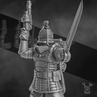 Dawnguard Squad Commander – Chỉ Huy Tiểu Đội (STL 28mm)