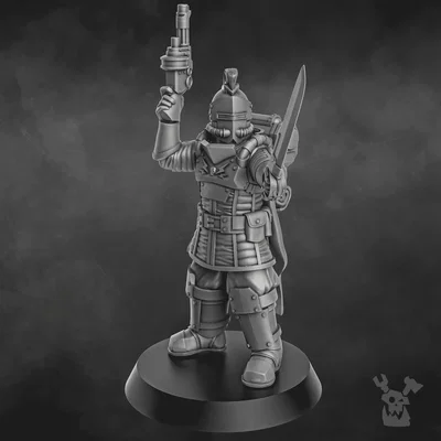 Dawnguard Squad Commander – Chỉ Huy Tiểu Đội (STL 28mm)