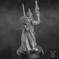 Dawnguard Squad Commander – Chỉ Huy Tiểu Đội (STL 28mm) - Thumbnail 3