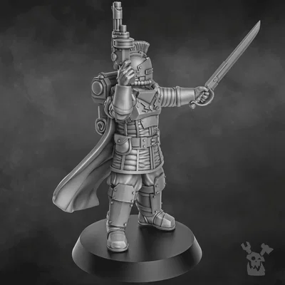 Dawnguard Squad Commander – Chỉ Huy Tiểu Đội (STL 28mm)