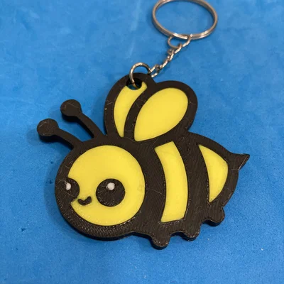 Móc khóa chú ong nhỏ dễ thương (Spring happy bee keychain)