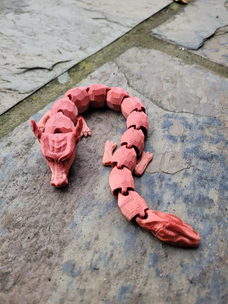 Đồ chơi fidget rồng khớp nối (Articulated dragon fidget) - Image 1