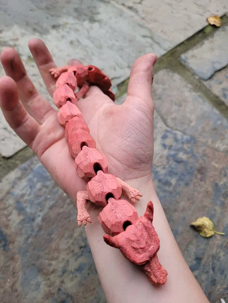 Đồ chơi fidget rồng khớp nối (Articulated dragon fidget) - Image 2