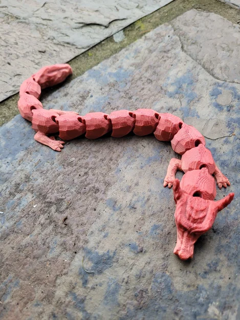Đồ chơi fidget rồng khớp nối (Articulated dragon fidget) - Image 3