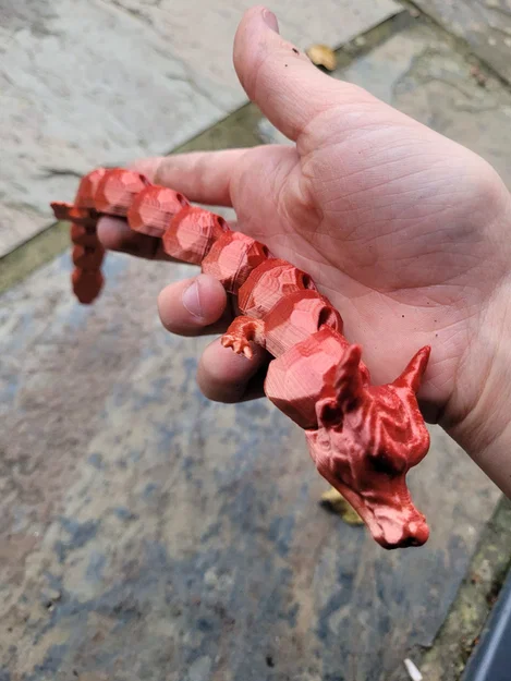 Đồ chơi fidget rồng khớp nối (Articulated dragon fidget) - Image 4