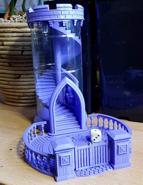 Another dice tower – Tháp thả xúc xắc kiểu tháp trung cổ - Image 1