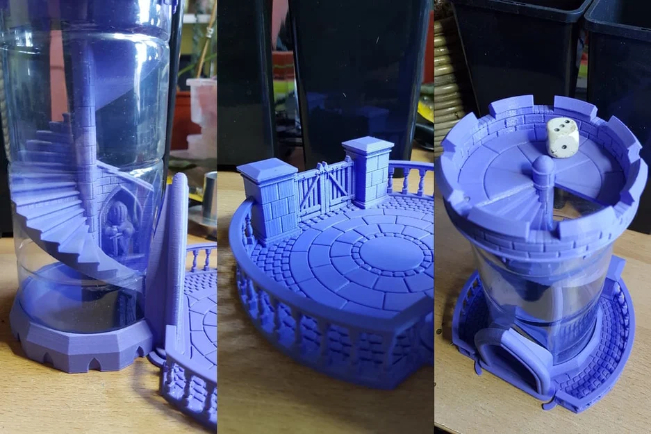 Another dice tower – Tháp thả xúc xắc kiểu tháp trung cổ - Image 2