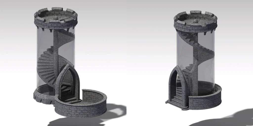 Another dice tower – Tháp thả xúc xắc kiểu tháp trung cổ - Image 9