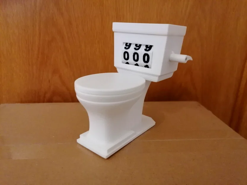 Mechanical Toilet Counter – Bộ đếm cơ kiểu bồn cầu - Image 1