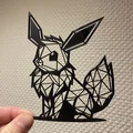 Mô hình Eevee Low-poly 3D cực xinh xắn cho fan Pokémon - Thumbnail 1