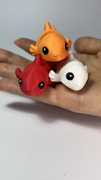 Cá Vàng Flexi Dễ Thương (Đồ chơi, Móc khóa & Nam châm) - Image 3