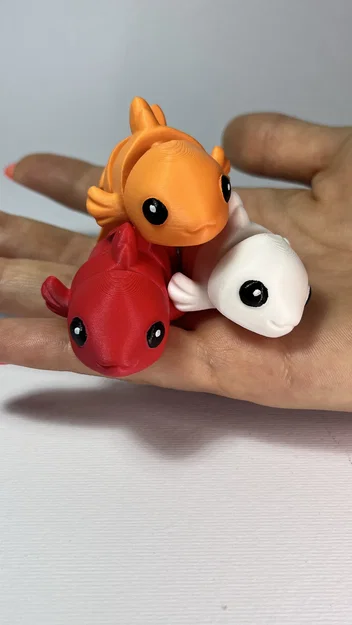 Cá Vàng Flexi Dễ Thương (Đồ chơi, Móc khóa & Nam châm) - Image 7