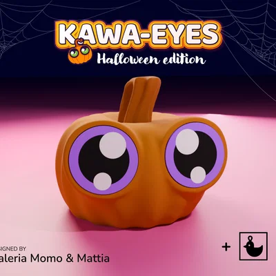 Kawa-Eyes Pumpkin Fidget Spinner! 4 Halloween