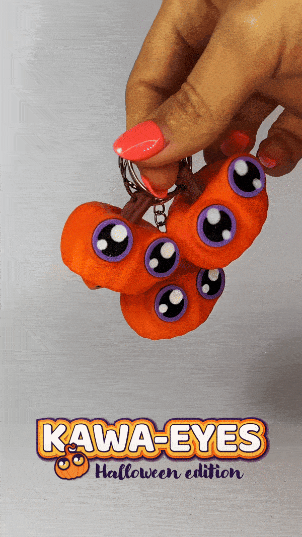 Kawa-Eyes Pumpkin Fidget Spinner! 4 Halloween - Thumbnail 2