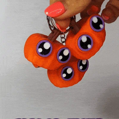 Kawa-Eyes Pumpkin Fidget Spinner! 4 Halloween