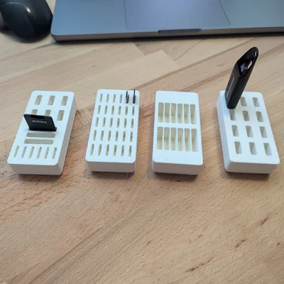 Khay Đựng USB và Thẻ Nhớ Chuẩn Gridfinity Tiện Lợi