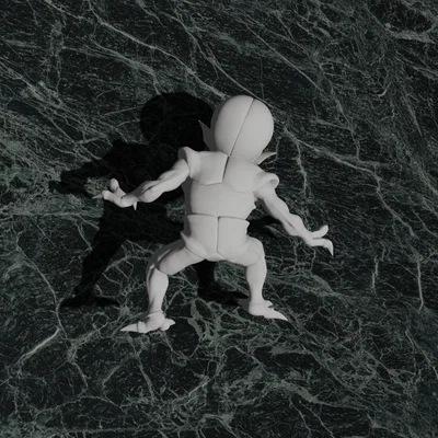 Saibamen Dragon Ball Z #12 Tối ưu hóa cho in 3D