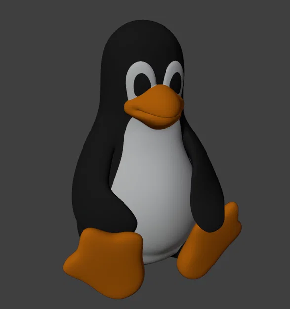 Mô hình Tux đa sắc phiên bản bề mặt mịn - Image 1