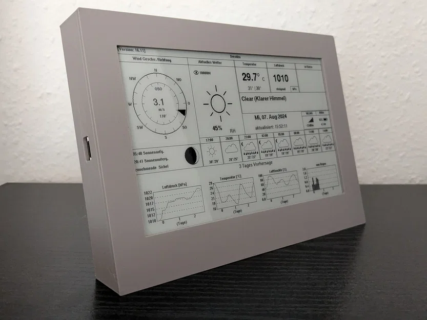 Vỏ Waveshare ePaper 7.5 inch cho DFRobot FireBeetle - Image 1