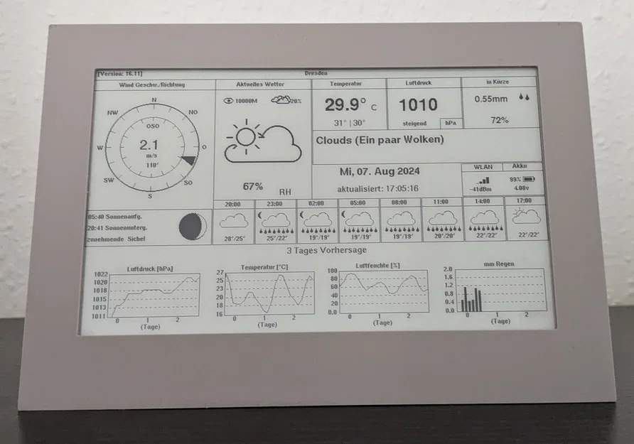 Vỏ Waveshare ePaper 7.5 inch cho DFRobot FireBeetle - Image 2