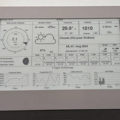 Vỏ Waveshare ePaper 7.5 inch cho DFRobot FireBeetle